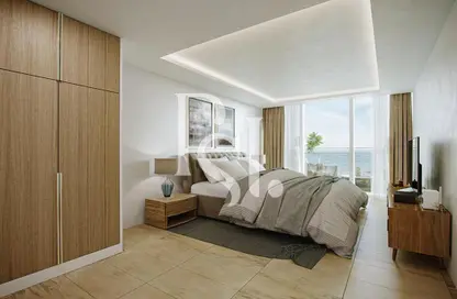 Room / Bedroom image for: Apartment - 1 Bedroom - 2 Bathrooms for sale in Yas Beach Residences - Yas Bay - Yas Island - Abu Dhabi, Image 1