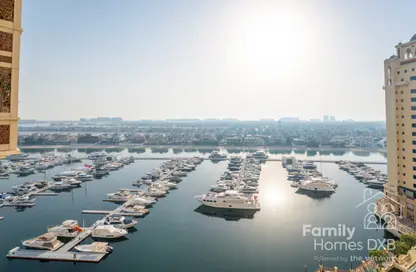 Apartment - 2 Bedrooms - 4 Bathrooms for rent in Marina Residences 1 - Marina Residences - Palm Jumeirah - Dubai
