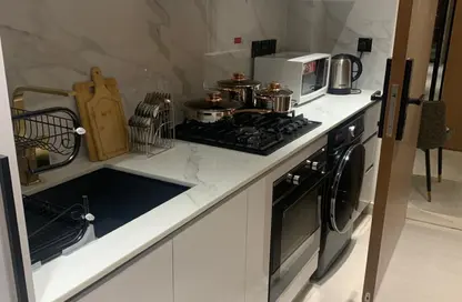Apartment - Studio - 1 Bathroom for rent in Binghatti Azure - Jumeirah Village Circle - Dubai