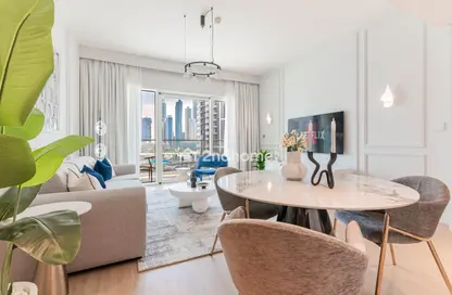 Apartment - 1 Bedroom - 1 Bathroom for rent in Grand Bleu Tower 2 - EMAAR Beachfront - Dubai Harbour - Dubai