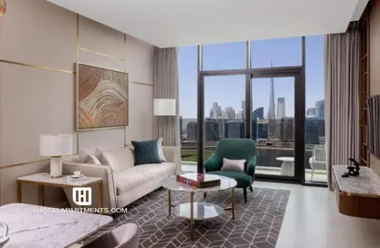 Apartment - 2 Bedrooms - 3 Bathrooms for rent in Intercontinental Residences Business Bay - Business Bay - Dubai