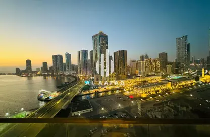 Apartment - 2 Bedrooms - 4 Bathrooms for rent in Al Khan Corniche - Al Khan - Sharjah