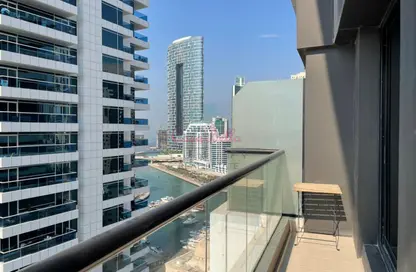 شقة - 2 غرف نوم - 2 حمامات للايجار في برج إسكان - دبي مارينا - دبي