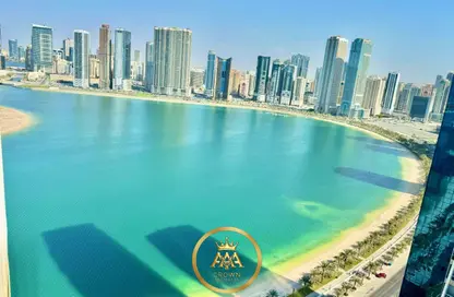 شقة - 2 غرف نوم - 3 حمامات للايجار في برج الممزر - الممزر - الشارقة - الشارقة