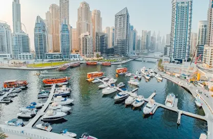 النزل و الشقق الفندقية - غرفة نوم - 1 حمام للايجار في سيجنتشر للشقق الفندقيه و سبا - دبي مارينا - دبي