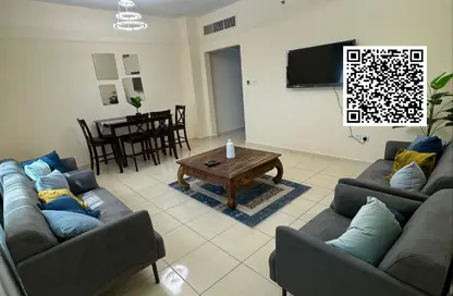 شقة - 2 غرف نوم - 3 حمامات للايجار في أورينت تاور 1 - أورينت تاور - البستان - عجمان