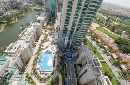 Apartment - 2 Bedrooms - 3 Bathrooms for rent in The Links West Tower - The Links - The Views - Dubai
