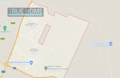 Map Location image for: Land - Studio for sale in Al Sajaa - Sharjah, Image 1