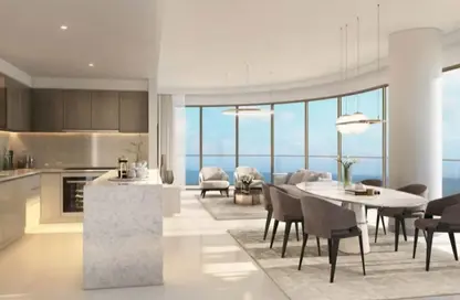 Apartment - 4 Bedrooms - 6 Bathrooms for sale in Seapoint - EMAAR Beachfront - Dubai Harbour - Dubai