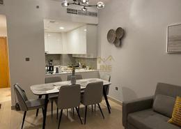 Living / Dining Room image for: Apartment - 1 bedroom - 1 bathroom for rent in Genesis by Meraki - Arjan - Dubai, Image 1