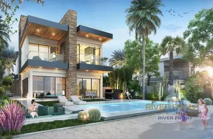 Villa - 4 Bedrooms - 4 Bathrooms for sale in Costa Brava 1 - Costa Brava at DAMAC Lagoons - Damac Lagoons - Dubai