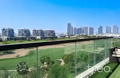 Apartment - 3 Bedrooms - 3 Bathrooms for rent in Golf Panorama B - Golf Panorama - DAMAC Hills - Dubai