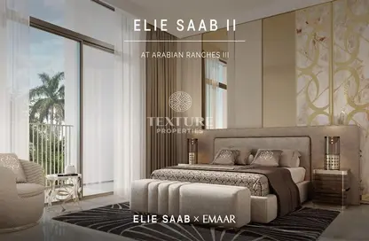 Room / Bedroom image for: Villa - 4 Bedrooms - 5 Bathrooms for sale in Elie Saab - Arabian Ranches 3 - Dubai, Image 1
