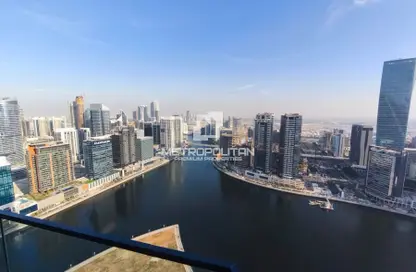 شقة - 2 غرف نوم - 2 حمامات للايجار في بنينسولا ثري - بنينسولا - الخليج التجاري - دبي