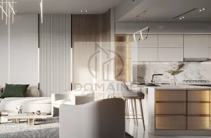 Kitchen image for: Apartment - 2 Bedrooms - 2 Bathrooms for sale in Binghatti Azure - Jumeirah Village Circle - Dubai, Image 1