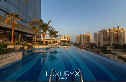 Apartment - Studio - 1 Bathroom for rent in The Palm Tower - Palm Jumeirah - Dubai