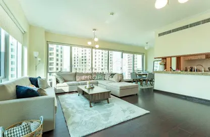 Apartment - 1 Bedroom - 2 Bathrooms for rent in Shemara Tower - Marina Promenade - Dubai Marina - Dubai