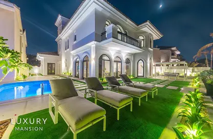 Villa - 6 Bedrooms - 7 Bathrooms for rent in Garden Homes Frond E - Garden Homes - Palm Jumeirah - Dubai