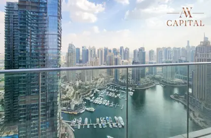 Apartment - 3 Bedrooms - 4 Bathrooms for rent in Damac Heights - Dubai Marina - Dubai