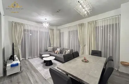 Apartment - 3 Bedrooms - 2 Bathrooms for rent in Hayat Boulevard-2A - Hayat Boulevard - Town Square - Dubai