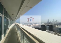 Balcony image for: Apartment - 1 bedroom - 2 bathrooms for rent in Al Ain Tower - Khalidiya Street - Al Khalidiya - Abu Dhabi, Image 1