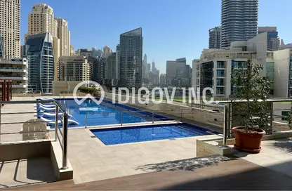 Apartment - Studio - 1 Bathroom for rent in DEC Towers Podium - DEC Towers - Dubai Marina - Dubai