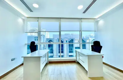Office Space - Studio - 4 Bathrooms for rent in Hanging Garden Tower - Al Danah - Abu Dhabi