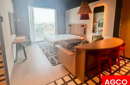 Apartment - Studio - 1 Bathroom for rent in Mama Shelter Residences - Business Bay - Dubai