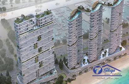 Outdoor Building image for: Apartment - 1 Bedroom - 2 Bathrooms for sale in Damac Bay 2 - Dubai Harbour - Dubai, Image 1