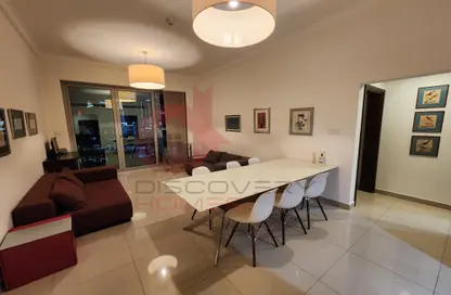 Living / Dining Room image for: Apartment - 1 Bedroom - 2 Bathrooms for rent in Fairview Residency - Business Bay - Dubai, Image 1