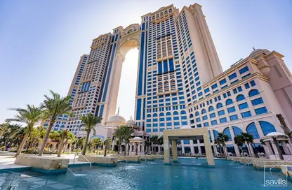 Apartment - 2 Bedrooms - 3 Bathrooms for rent in Fairmont Marina Residences - The Marina - Abu Dhabi