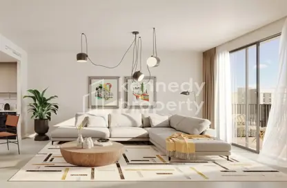 Living Room image for: Apartment - 3 Bedrooms - 2 Bathrooms for sale in Reeman Living - Al Shamkha - Abu Dhabi, Image 1