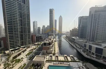 Apartment - Studio - 1 Bathroom for rent in Peninsula One - Peninsula - Business Bay - Dubai