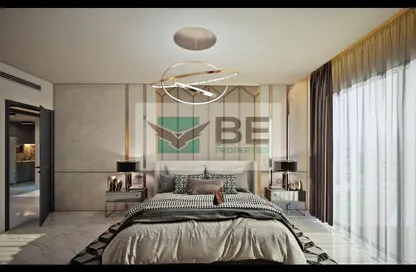 Room / Bedroom image for: Apartment - 1 Bedroom - 2 Bathrooms for sale in Adhara Star - Arjan - Dubai, Image 1