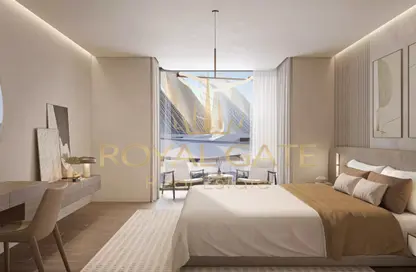 Room / Bedroom image for: Apartment - 2 Bedrooms - 3 Bathrooms for sale in The Source II - Saadiyat Cultural District - Saadiyat Island - Abu Dhabi, Image 1