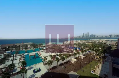 Water View image for: Apartment - 2 Bedrooms - 3 Bathrooms for rent in Fairmont Marina Residences - The Marina - Abu Dhabi, Image 1