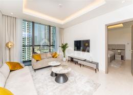Living Room image for: Apartment - 1 bedroom - 2 bathrooms for sale in The Sterling West - The Sterling - Business Bay - Dubai, Image 1
