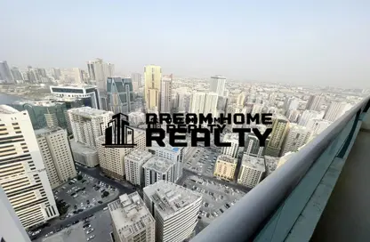 Apartment - 2 Bedrooms - 2 Bathrooms for rent in Palm Tower 3 - Palm Towers - Al Majaz - Sharjah