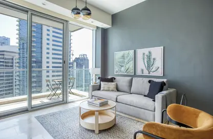 Apartment - 1 Bedroom - 2 Bathrooms for rent in Trident Grand Residence - Dubai Marina - Dubai