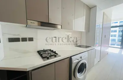 Kitchen image for: Apartment - 1 Bathroom for rent in AZIZI Riviera 34 - Meydan One - Meydan - Dubai, Image 1