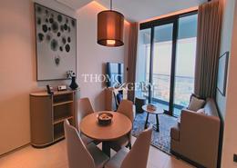 Living / Dining Room image for: Apartment - 1 bedroom - 2 bathrooms for rent in Jumeirah Gate Tower 2 - The Address Jumeirah Resort and Spa - Jumeirah Beach Residence - Dubai, Image 1