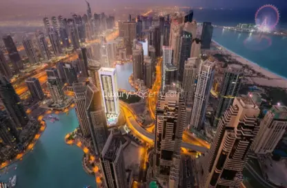 Apartment - 1 Bedroom - 2 Bathrooms for sale in Pelagos by IGO - Dubai Marina - Dubai