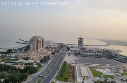 شقة - غرفة نوم - 1 حمام للايجار في برج الكورنيش - طريق كورنيش عجمان - عجمان