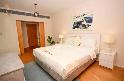 Room / Bedroom image for: Apartment - 1 Bedroom - 2 Bathrooms for rent in Al Maha - Al Muneera - Al Raha Beach - Abu Dhabi, Image 1