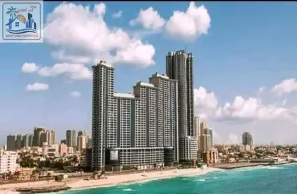 شقة - 1 حمام للايجار في برج الكورنيش - طريق كورنيش عجمان - عجمان