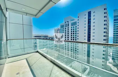Balcony image for: Apartment - 2 Bedrooms - 2 Bathrooms for rent in Al Ahlia tower - Al Khalidiya - Abu Dhabi, Image 1