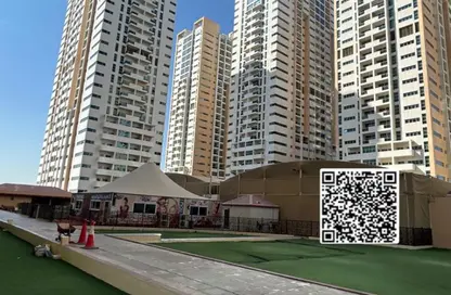 Apartment - Studio - 1 Bathroom for rent in Ajman One Towers - Al Sawan - Ajman