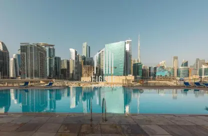 شقة - غرفة نوم - 1 حمام للبيع في برج تشرشل السكني - أبراج تشرشل - الخليج التجاري - دبي