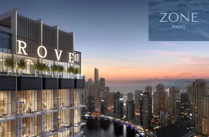 شقة - غرفة نوم - 2 حمامات للبيع في روف هوم في دبي مارينا - دبي مارينا - دبي