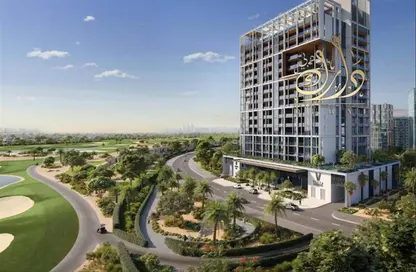 Outdoor Building image for: Apartment - 1 Bedroom - 2 Bathrooms for sale in Vista by Prestige One - Dubai Sports City - Dubai, Image 1